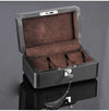 CARBON- FIBER- WATCH -BOX -3 -WATCHES - LOCK - WATCH -STORAGE - Watchbox Store