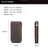 WATCH- CASE- LEATHER -PORTABLE - 1- WATCH - Watchbox -Store