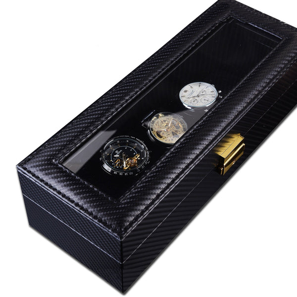 High quality Watch Box 3 Carbon Fiber Zweiler