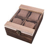 WATCH -BOX- RUSTIC -WOOD - 4- WATCHES - Watchbox -Store