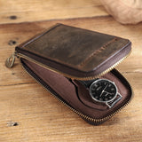 WATCH- CASE- LEATHER -PORTABLE - 1- WATCH - Watchbox -Store