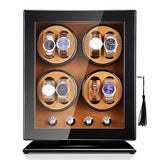 WATCH -WINDER -AUTOMATIC- WATCH -WOOD -LACQUERED- 8 -WATCHES -LUX - Watchbox- Store
