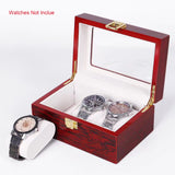 RED -WOOD -WATCH- BOX - Watchbox -Store