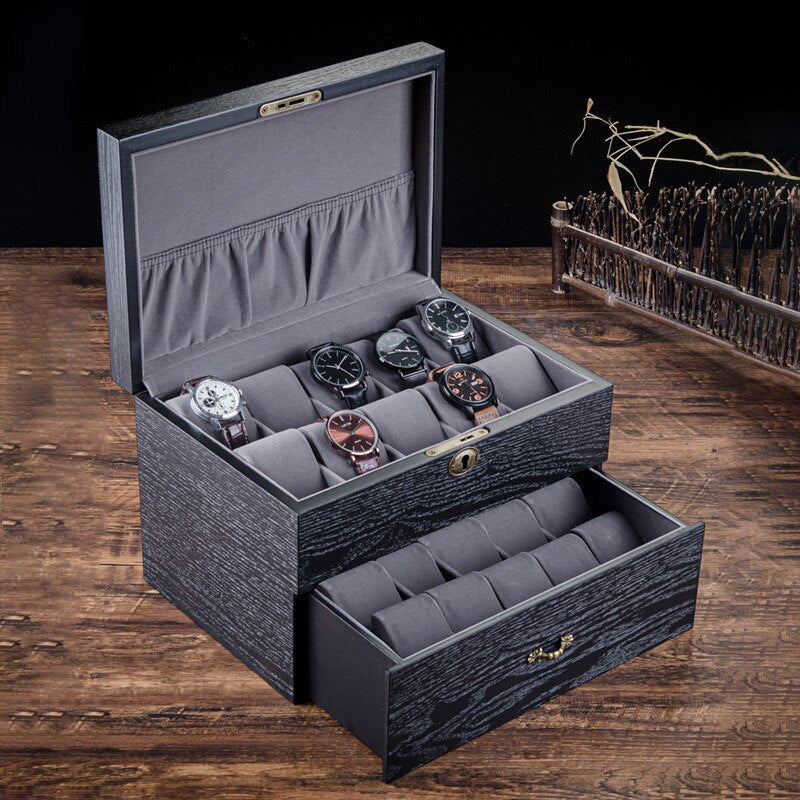WOODEN- WATCH -BOX -WITH -LOCK-Watchbox -Store – Watchbox Store